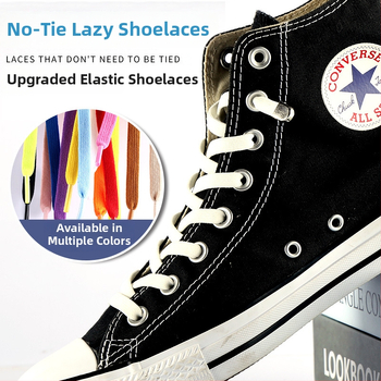 Șireturi elastice fără nod pentru adidași și pantofi din pânză — pentru toate sezoanele