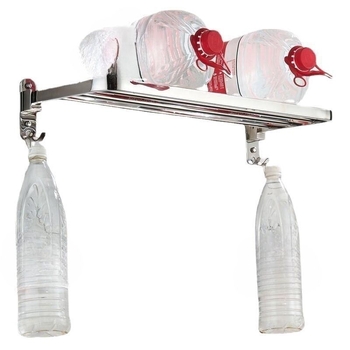 Rozsdamentes acél falra szerelhető törölközőtartó – egy soros fürdőszobai rendező, két darabos készlet, CE tanúsítvány