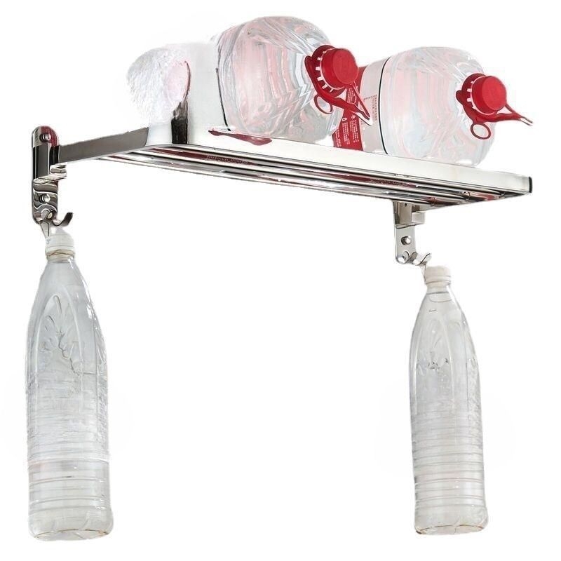 Rozsdamentes acél falra szerelhető törölközőtartó – egy soros fürdőszobai rendező, két darabos készlet, CE tanúsítvány