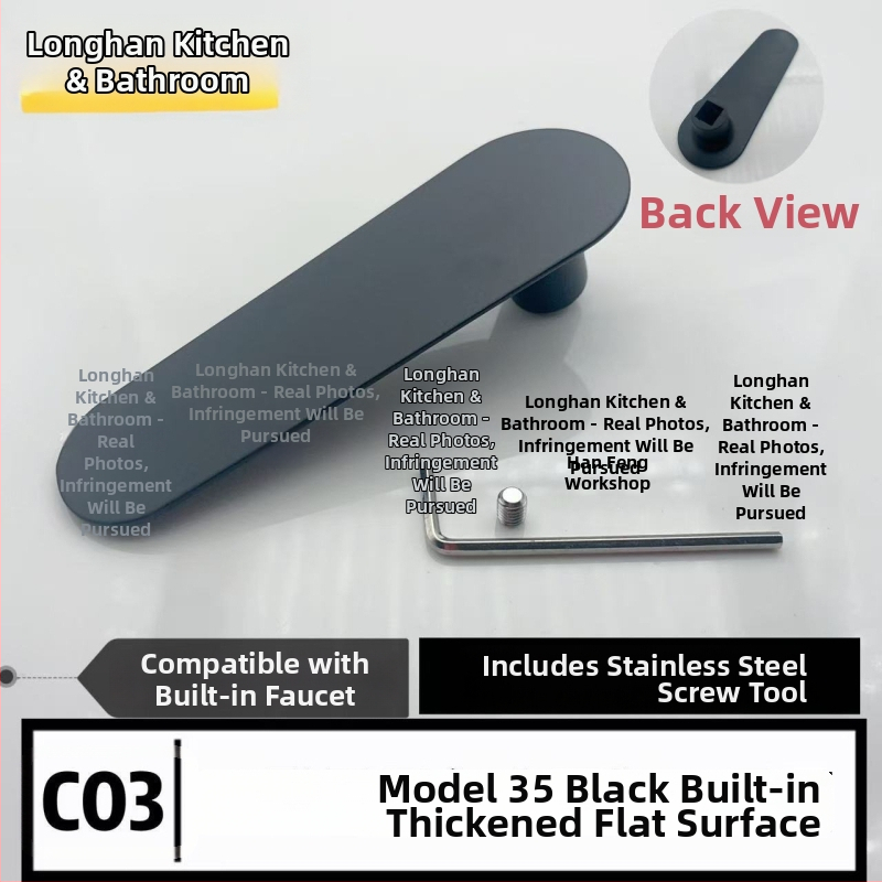 Ръкохватка за смесител с клапан – неръждаема стомана, модерен стил, Xin Longhan