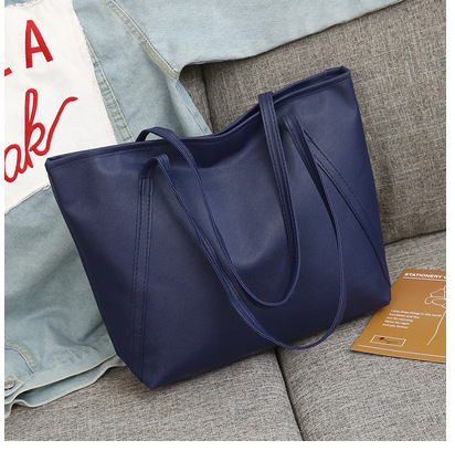 Γυναικεία PU Tote τσάντα με φερμουάρ, οριζόντιο τετράγωνο σχήμα, πολυεστερική επένδυση