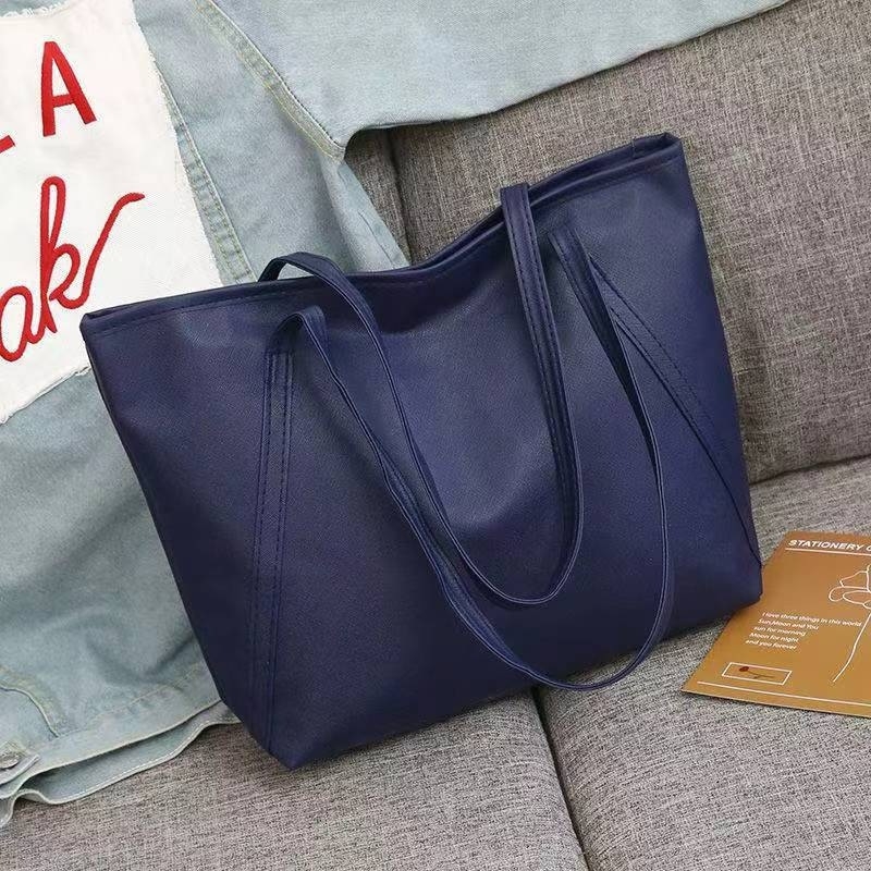 Γυναικεία PU Tote τσάντα με φερμουάρ, οριζόντιο τετράγωνο σχήμα, πολυεστερική επένδυση