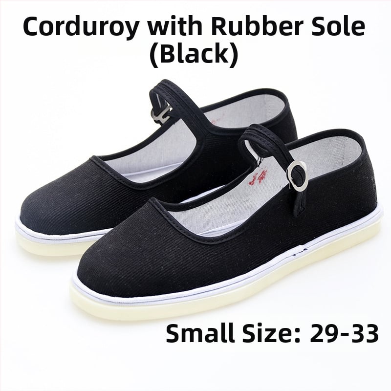 Kézzel készített tánccipő lányoknak, velúr felsőrész, talp marhaín, egyszínű dizájn, nemzeti stílus, 7–16 éveseknek