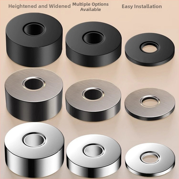 Dekoratívny kryt otvoru sprchy z nehrdzavejúcej ocele pre skrytý miešací ventil – Shi Lang, moderný minimalistický štýl