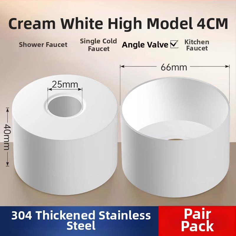 Dekoratívny kryt otvoru sprchy z nehrdzavejúcej ocele pre skrytý miešací ventil – Shi Lang, moderný minimalistický štýl