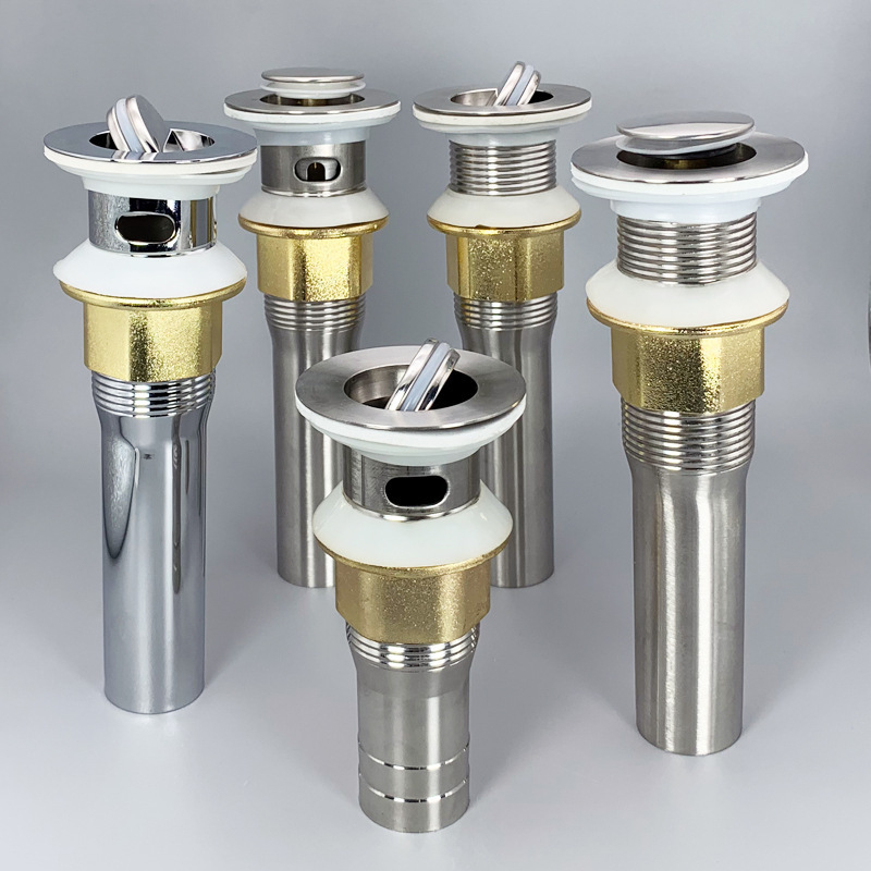 Odtok z nehrdzavejúcej ocele pre umývadlo s výklopnou doskou, model yyxsq001, značka Bath sun, spracovanie na objednávku k dispozícii, moderný minimalistický štýl