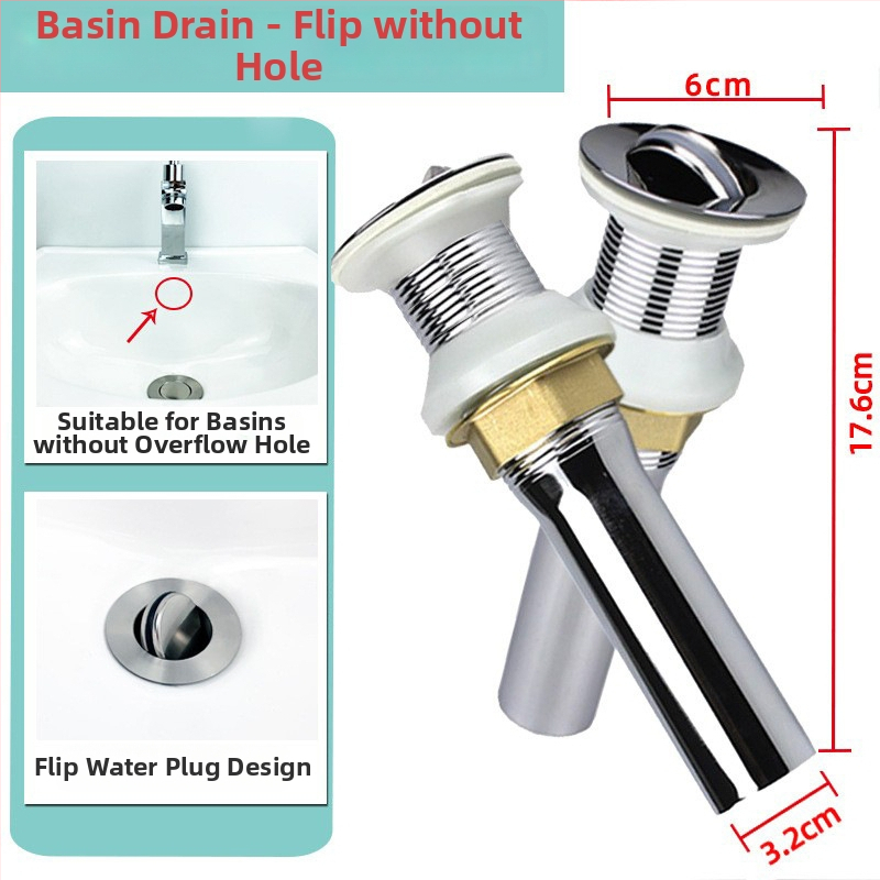 Odtok z nehrdzavejúcej ocele pre umývadlo s výklopnou doskou, model yyxsq001, značka Bath sun, spracovanie na objednávku k dispozícii, moderný minimalistický štýl