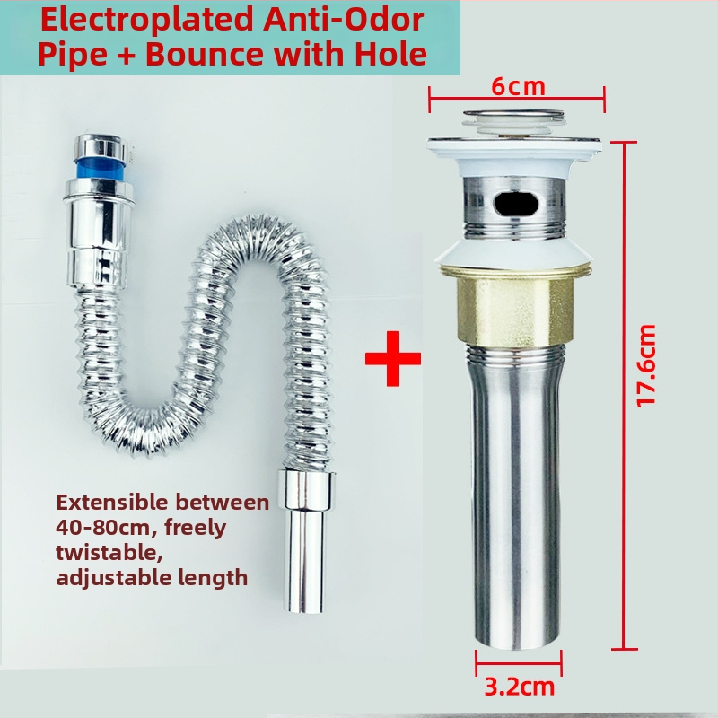 Odtok z nehrdzavejúcej ocele pre umývadlo s výklopnou doskou, model yyxsq001, značka Bath sun, spracovanie na objednávku k dispozícii, moderný minimalistický štýl