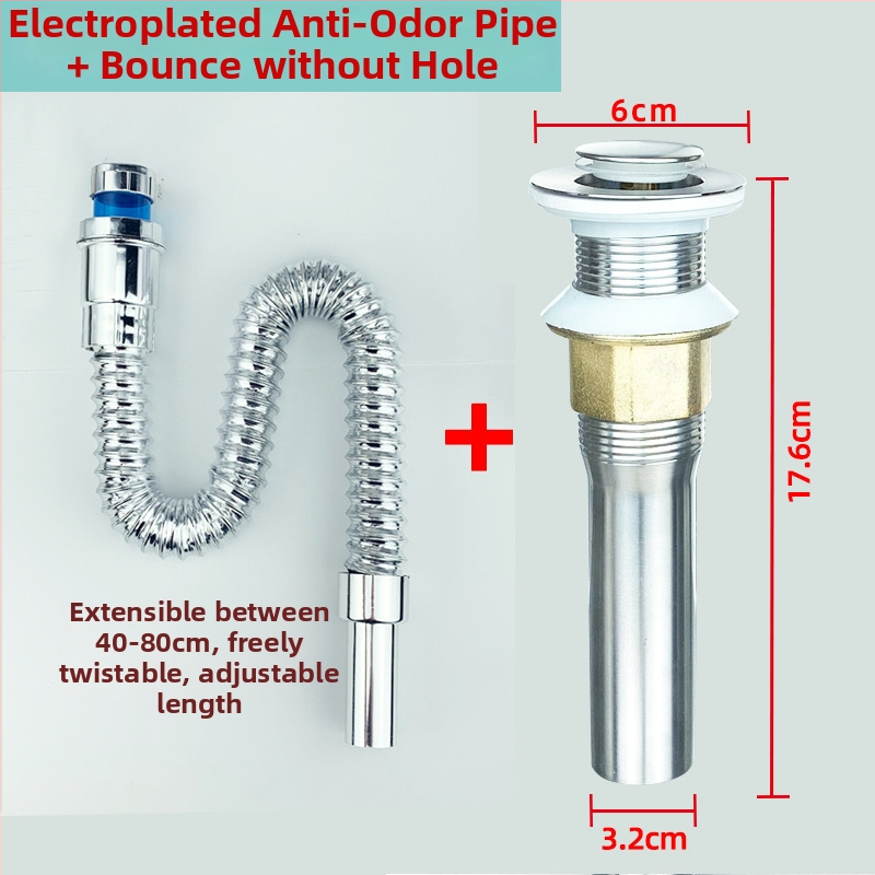 Odtok z nehrdzavejúcej ocele pre umývadlo s výklopnou doskou, model yyxsq001, značka Bath sun, spracovanie na objednávku k dispozícii, moderný minimalistický štýl