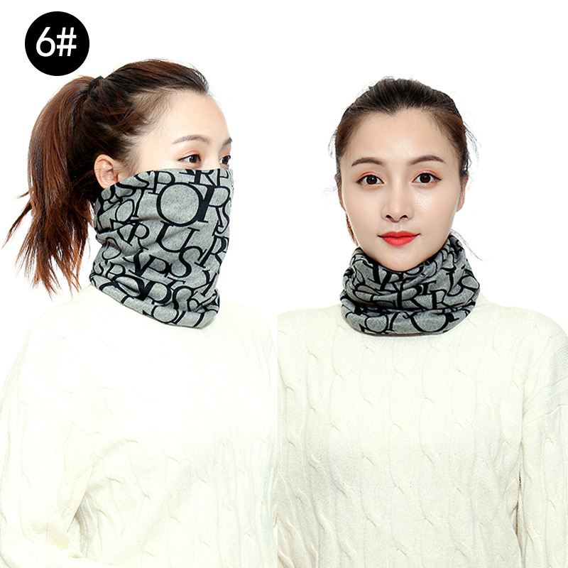 Μάσκα-φούλαρι με λαστιχάκια στα αυτιά, πλέξη warp-knit, πολυεστερικό νήμα, διατηρεί τη ζεστασιά