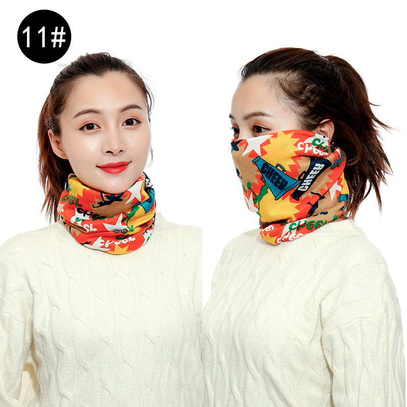 Μάσκα-φούλαρι με λαστιχάκια στα αυτιά, πλέξη warp-knit, πολυεστερικό νήμα, διατηρεί τη ζεστασιά