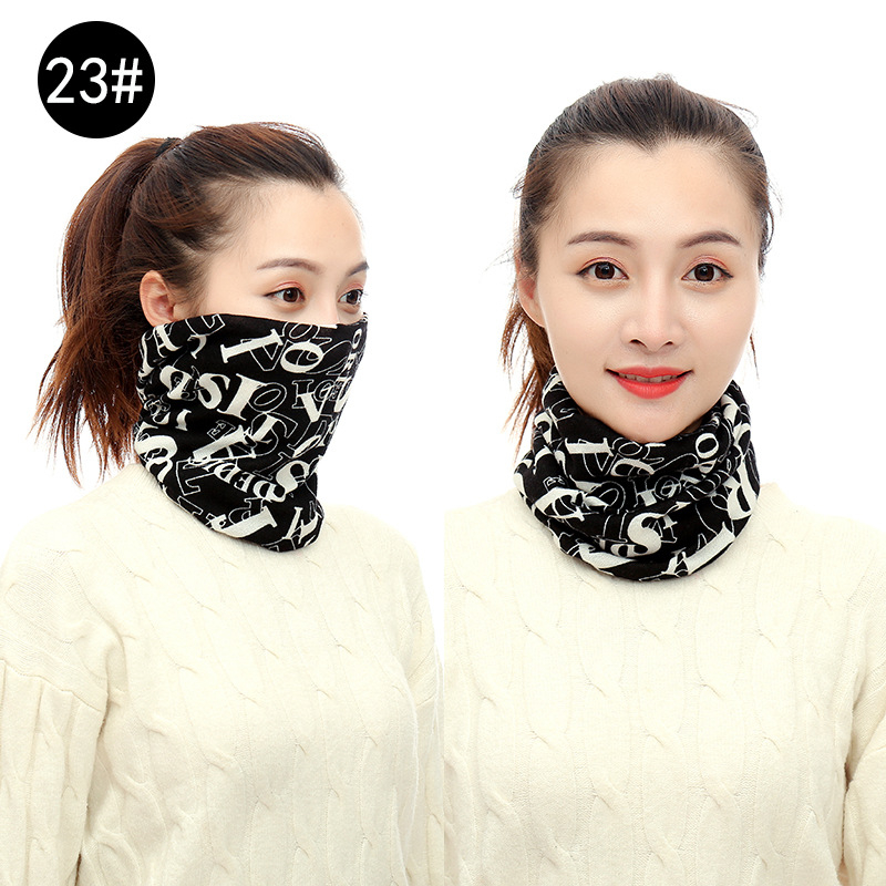 Μάσκα-φούλαρι με λαστιχάκια στα αυτιά, πλέξη warp-knit, πολυεστερικό νήμα, διατηρεί τη ζεστασιά