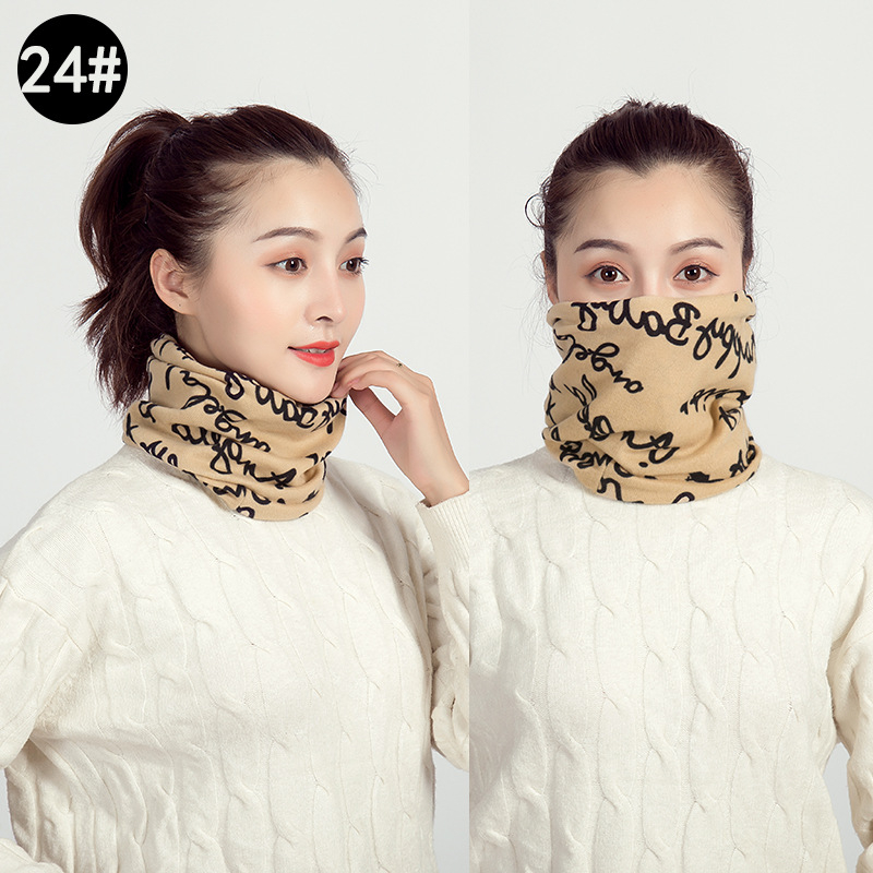 Μάσκα-φούλαρι με λαστιχάκια στα αυτιά, πλέξη warp-knit, πολυεστερικό νήμα, διατηρεί τη ζεστασιά