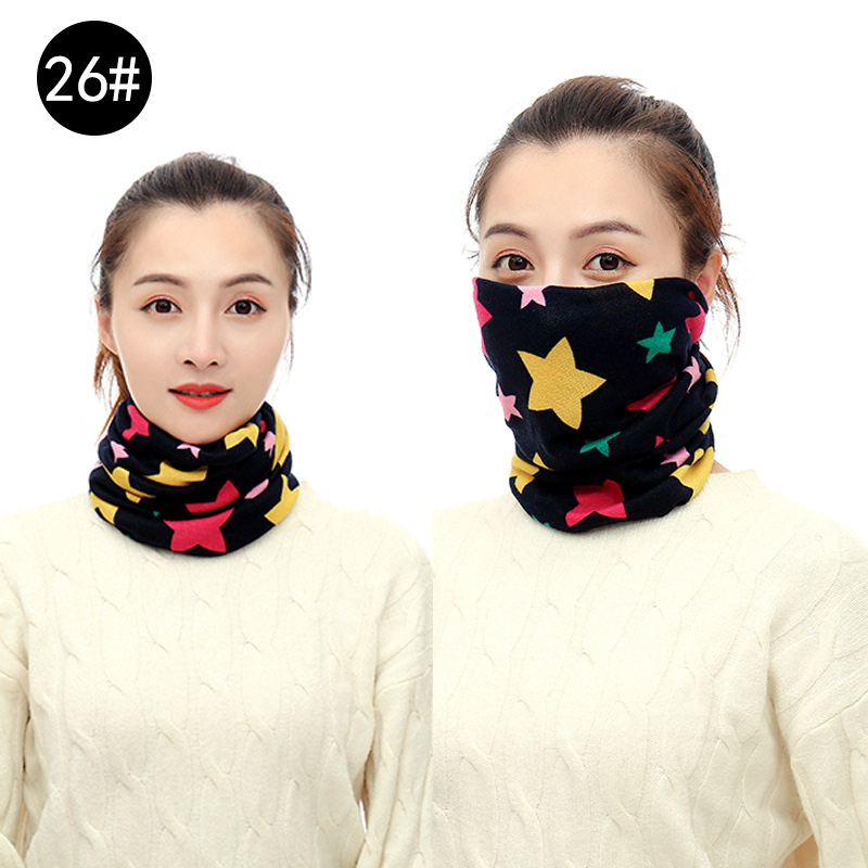 Μάσκα-φούλαρι με λαστιχάκια στα αυτιά, πλέξη warp-knit, πολυεστερικό νήμα, διατηρεί τη ζεστασιά