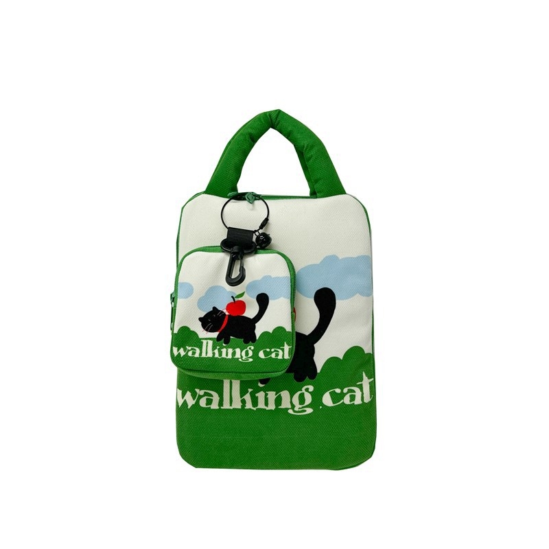 Tabletta táska belső zsebbel - könnyű poliészter védőtok, lélegző, kopásálló, uniszex