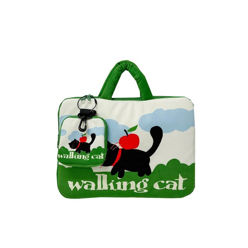 Tabletta táska belső zsebbel - könnyű poliészter védőtok, lélegző, kopásálló, uniszex