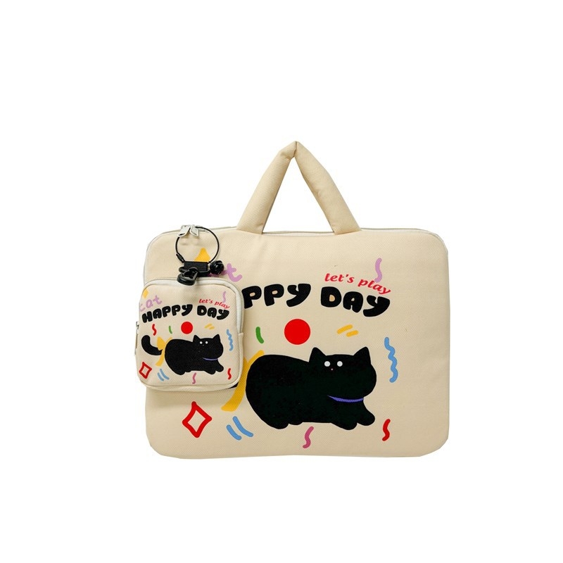 Tabletta táska belső zsebbel - könnyű poliészter védőtok, lélegző, kopásálló, uniszex