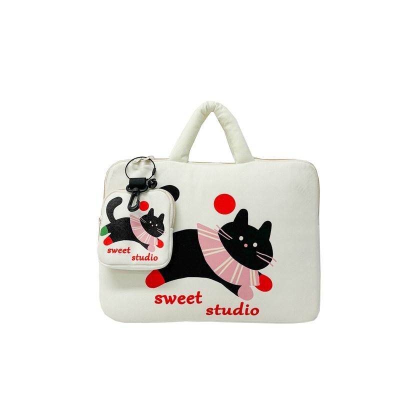 Tabletta táska belső zsebbel - könnyű poliészter védőtok, lélegző, kopásálló, uniszex