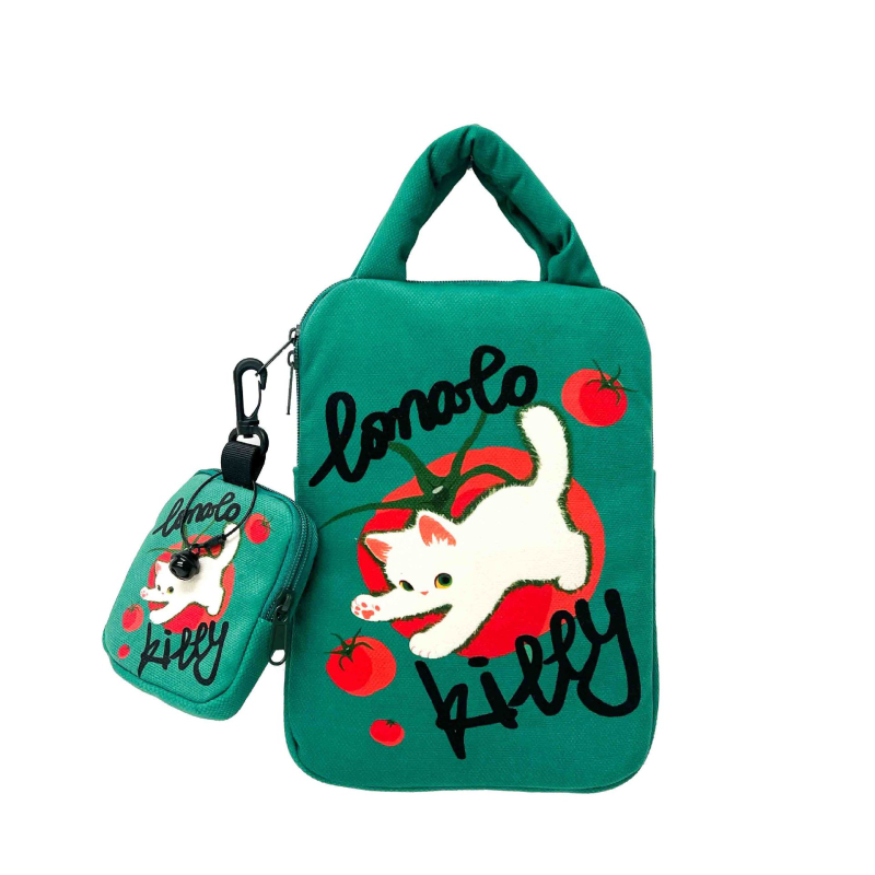 Tabletta táska belső zsebbel - könnyű poliészter védőtok, lélegző, kopásálló, uniszex