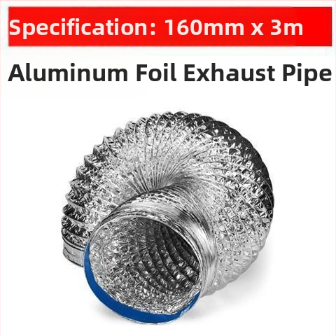 Кухненска изпускателна тръба, удебелена тройслойна тръба, телескопична, свързваща