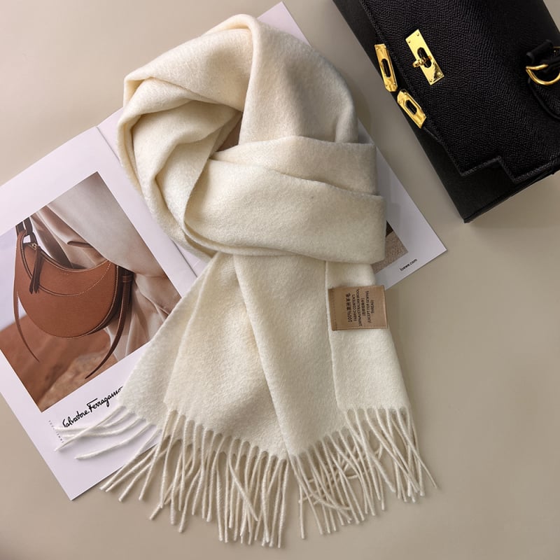 Qianzhu 100% μαλλί για γυναίκες, warp-knit ύφανση, ζεστό χειμερινό στυλ 2025