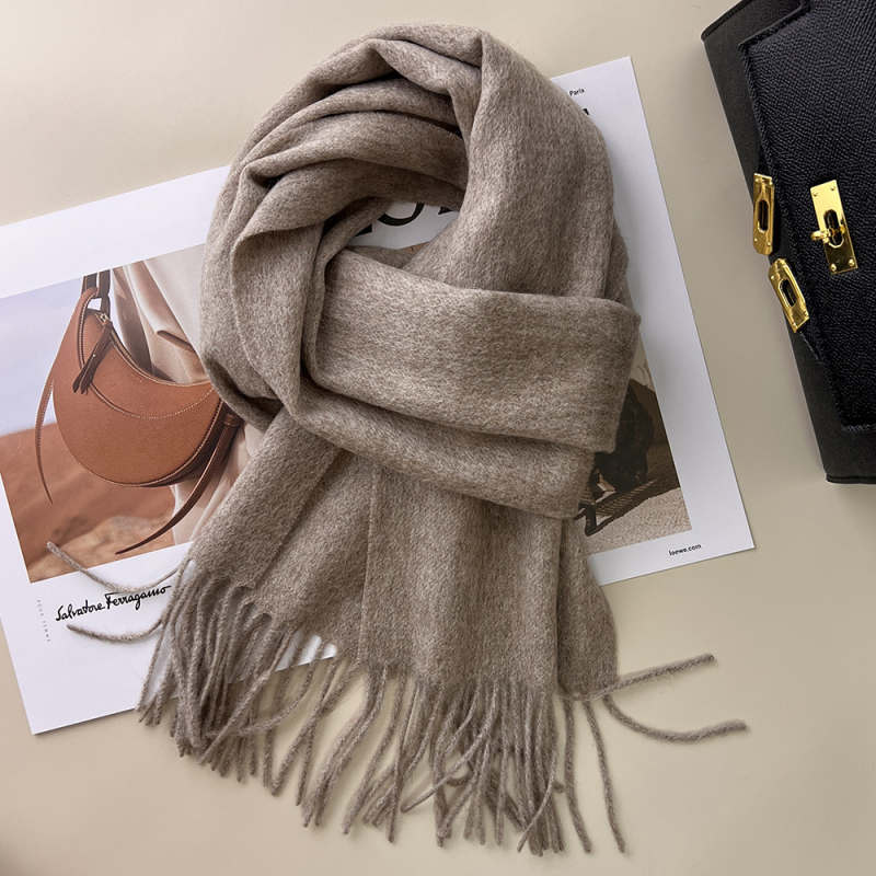 Qianzhu 100% μαλλί για γυναίκες, warp-knit ύφανση, ζεστό χειμερινό στυλ 2025