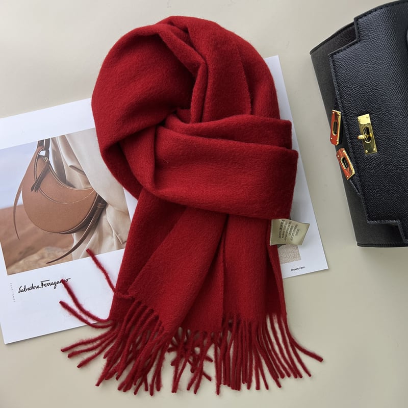 Qianzhu 100% μαλλί για γυναίκες, warp-knit ύφανση, ζεστό χειμερινό στυλ 2025