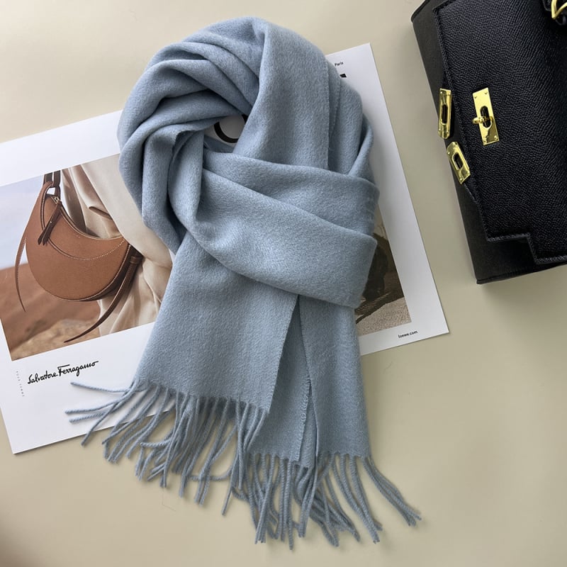 Qianzhu 100% μαλλί για γυναίκες, warp-knit ύφανση, ζεστό χειμερινό στυλ 2025