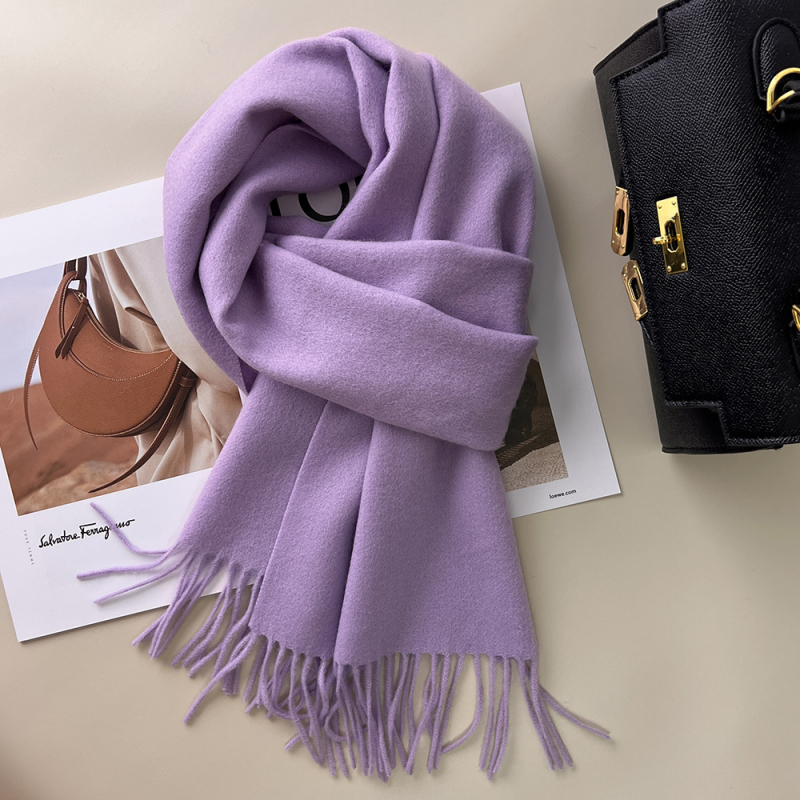 Qianzhu 100% μαλλί για γυναίκες, warp-knit ύφανση, ζεστό χειμερινό στυλ 2025