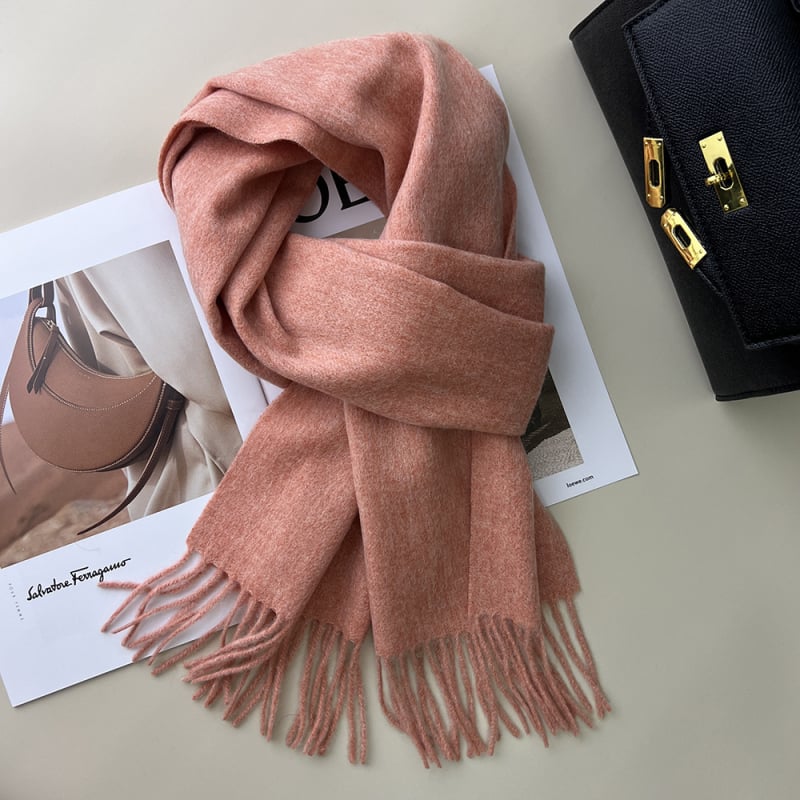 Qianzhu 100% μαλλί για γυναίκες, warp-knit ύφανση, ζεστό χειμερινό στυλ 2025