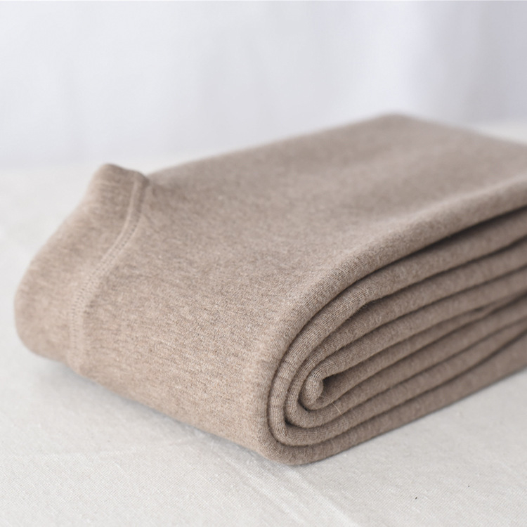 Női fleece-beleölt melegítő leggings pamut anyagból, magas rugalmasság, karcsúsító hatás