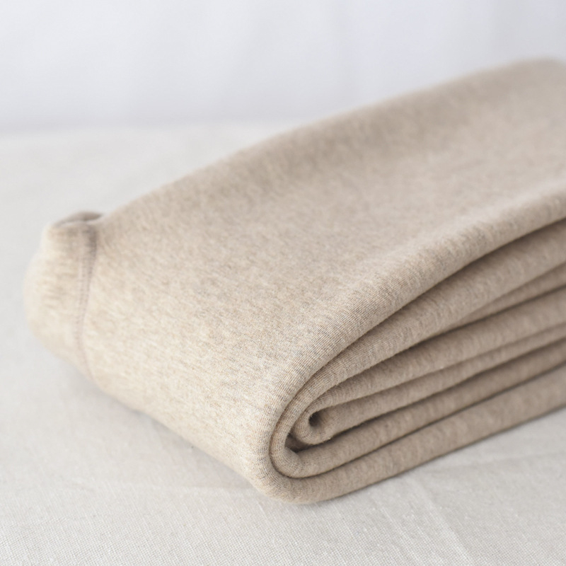 Női fleece-beleölt melegítő leggings pamut anyagból, magas rugalmasság, karcsúsító hatás