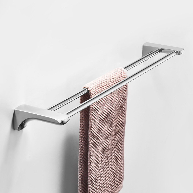 304 rozsdamentes acél törölközőtartó, skandináv stílus, modern minimál, fényes felület, készlet 2-6 darabos, DARXINEE