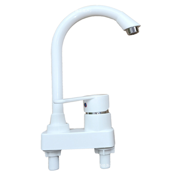 Plastový kohútik na horúcu a studenú vodu pre umývadlo a kuchynský drez, keramický diskový ventil, CE certifikát