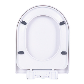 WC-fedél egygombos gyorskioldással, megerősített lágy zárás, állítható csuklótávolság, modell 01123, OEM