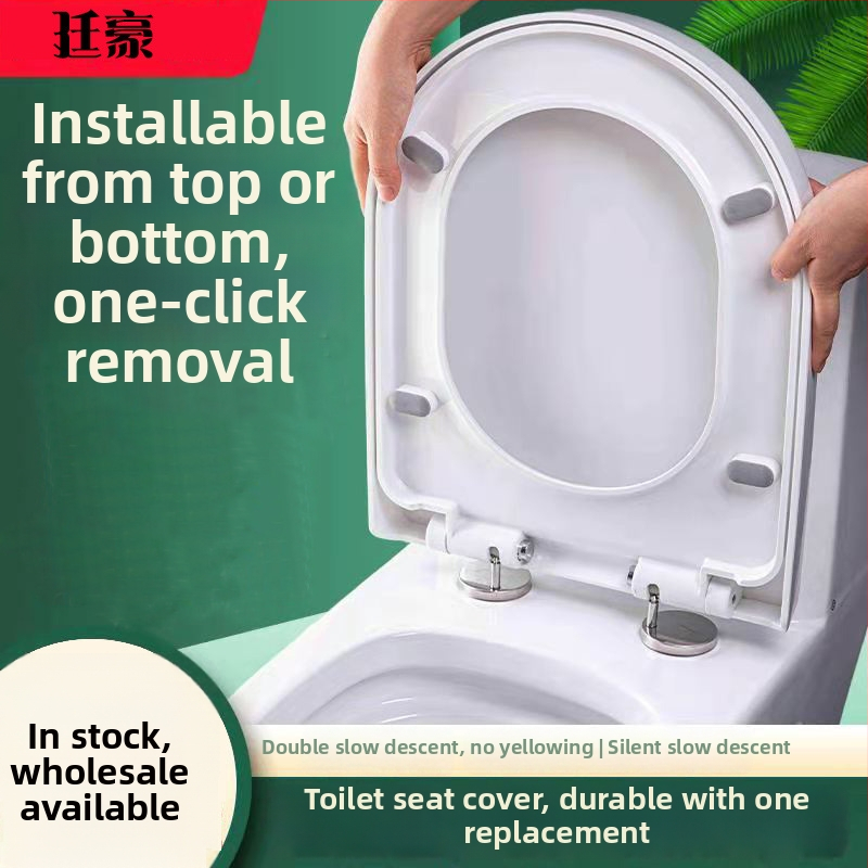 WC-fedél egygombos gyorskioldással, megerősített lágy zárás, állítható csuklótávolság, modell 01123, OEM