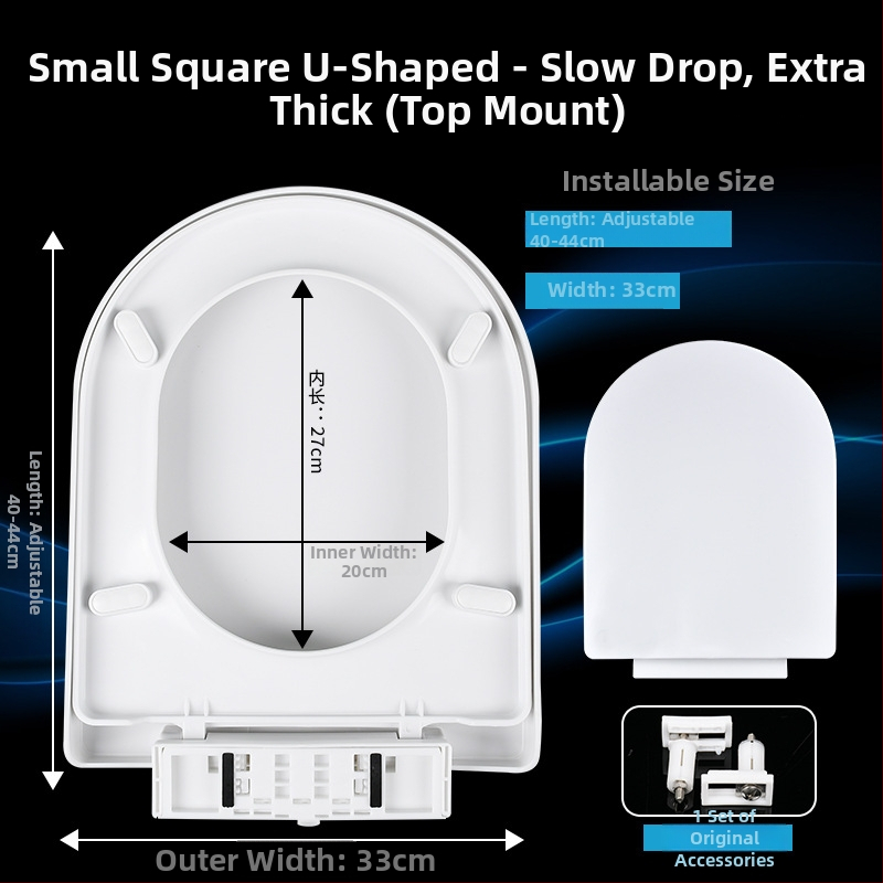WC-fedél egygombos gyorskioldással, megerősített lágy zárás, állítható csuklótávolság, modell 01123, OEM