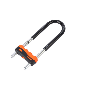 Κλειδαριά κωδικού σε U-σχήμα με διπλό άνοιγμα για γυάλινες πόρτες, με πλήρες μεταλλικό φινίρισμα, μάρκα Zhongzhou/Black Moon, μοντέρνος μινιμαλιστικός σχεδιασμός