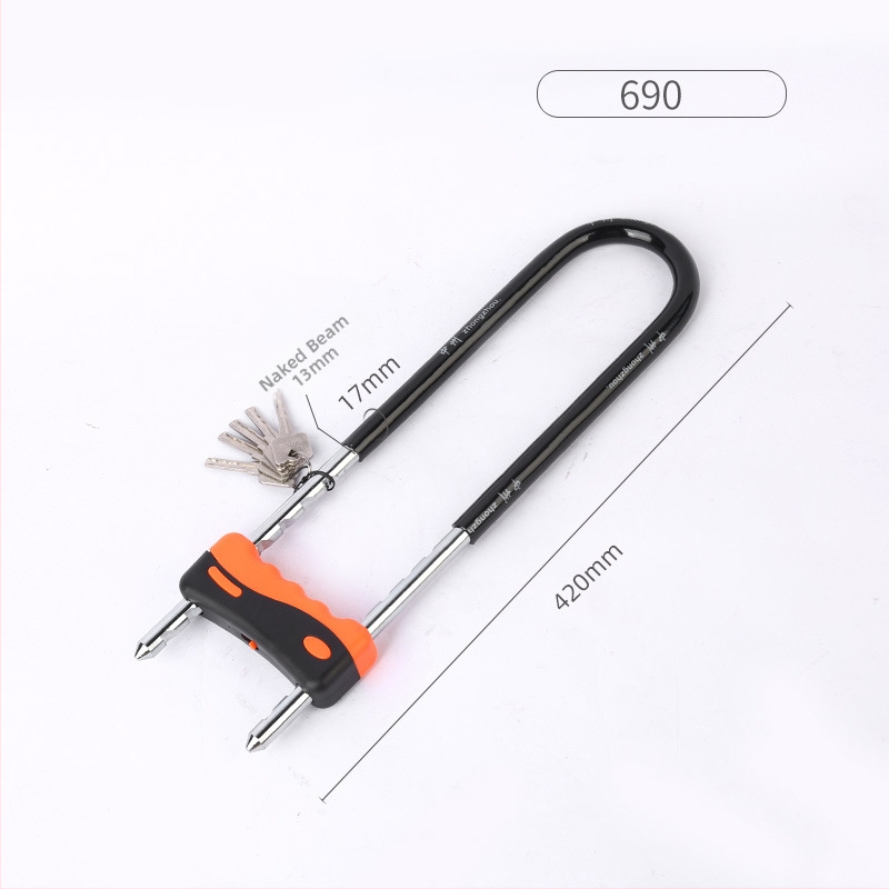 Κλειδαριά κωδικού σε U-σχήμα με διπλό άνοιγμα για γυάλινες πόρτες, με πλήρες μεταλλικό φινίρισμα, μάρκα Zhongzhou/Black Moon, μοντέρνος μινιμαλιστικός σχεδιασμός