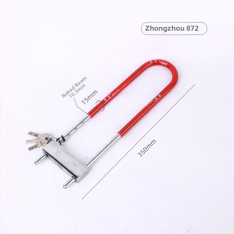 Κλειδαριά κωδικού σε U-σχήμα με διπλό άνοιγμα για γυάλινες πόρτες, με πλήρες μεταλλικό φινίρισμα, μάρκα Zhongzhou/Black Moon, μοντέρνος μινιμαλιστικός σχεδιασμός