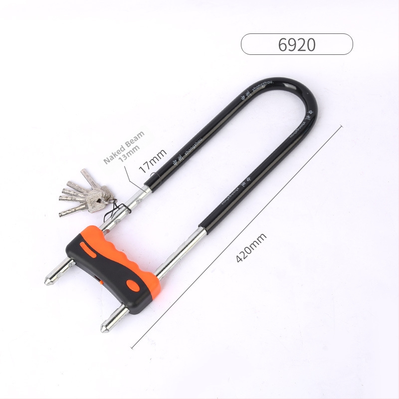 Κλειδαριά κωδικού σε U-σχήμα με διπλό άνοιγμα για γυάλινες πόρτες, με πλήρες μεταλλικό φινίρισμα, μάρκα Zhongzhou/Black Moon, μοντέρνος μινιμαλιστικός σχεδιασμός