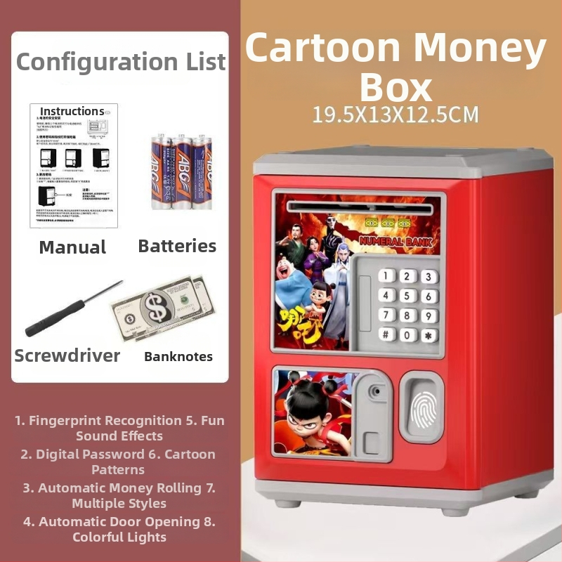 Aoxian παιδικός έξυπνος κουμπαράς, πλαστικός, σχήμα ζωάκι, στυλ καρτούν, ιδανικό δώρο γενεθλίων