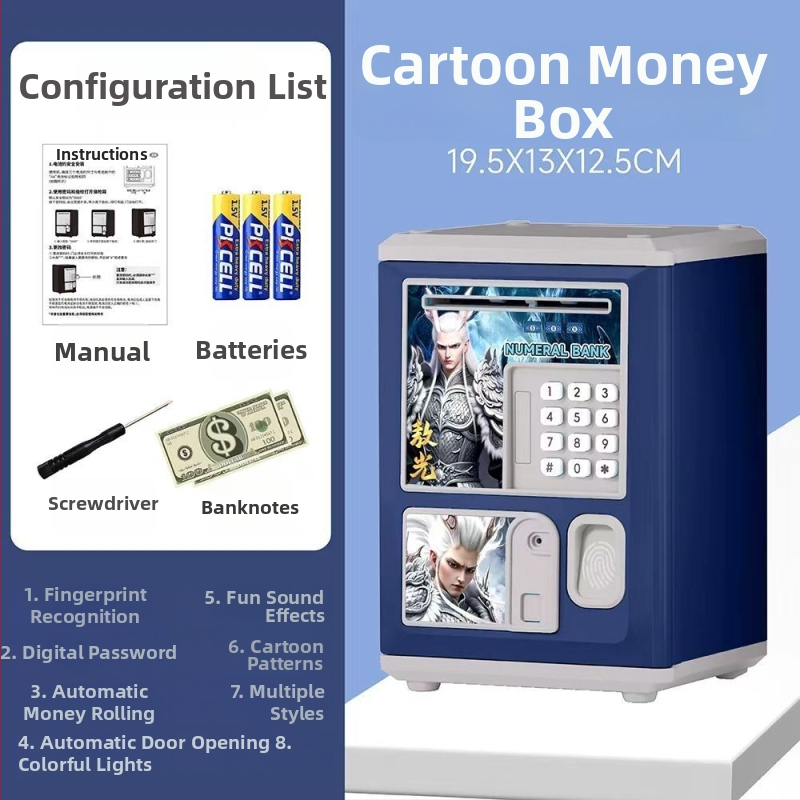 Aoxian παιδικός έξυπνος κουμπαράς, πλαστικός, σχήμα ζωάκι, στυλ καρτούν, ιδανικό δώρο γενεθλίων