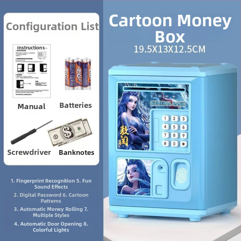 Aoxian παιδικός έξυπνος κουμπαράς, πλαστικός, σχήμα ζωάκι, στυλ καρτούν, ιδανικό δώρο γενεθλίων