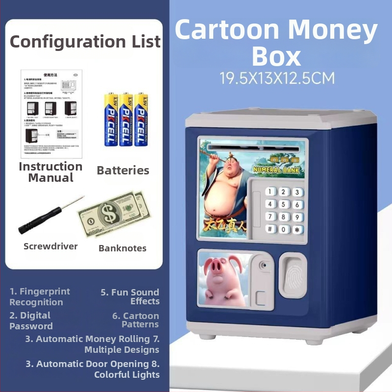 Aoxian παιδικός έξυπνος κουμπαράς, πλαστικός, σχήμα ζωάκι, στυλ καρτούν, ιδανικό δώρο γενεθλίων