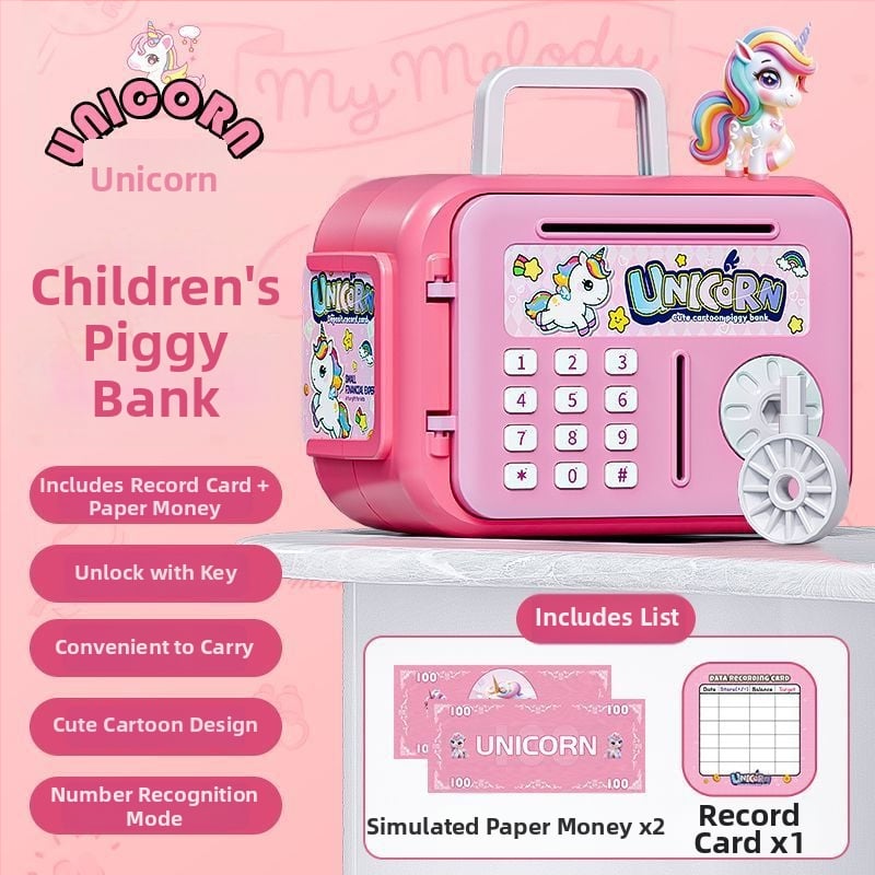 Aoxian παιδικός έξυπνος κουμπαράς, πλαστικός, σχήμα ζωάκι, στυλ καρτούν, ιδανικό δώρο γενεθλίων