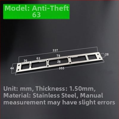 Ajtózár vezetőlemez – rozsdamentes acél, modell Guide Plate, Jin Xiduo, ajtózárakhoz