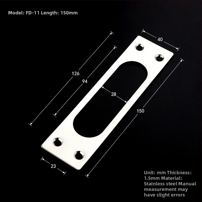 Ajtózár vezetőlemez – rozsdamentes acél, modell Guide Plate, Jin Xiduo, ajtózárakhoz