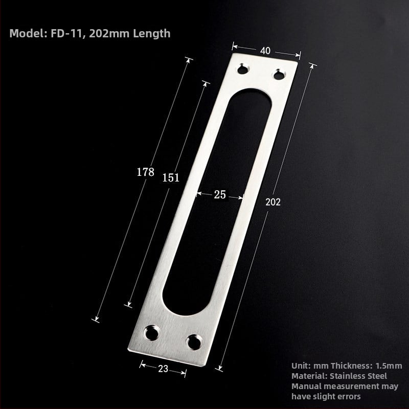 Ajtózár vezetőlemez – rozsdamentes acél, modell Guide Plate, Jin Xiduo, ajtózárakhoz