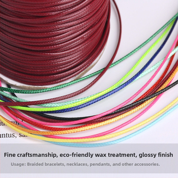 Κορδόνι από πολυεστέρα για κοσμήματα, Bodhi υλικό, χειροποίητη ύφανση, φυσικό στυλ